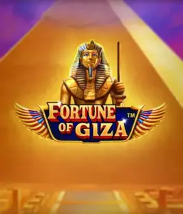 Explore the mystical world of Fortune of Giza slot by Pragmatic Play, featuring a noble depiction of a Pharaoh amid the iconic pyramid backdrop. This image captures the splendor of Egyptian culture, great for history buffs, providing a thrilling escape.